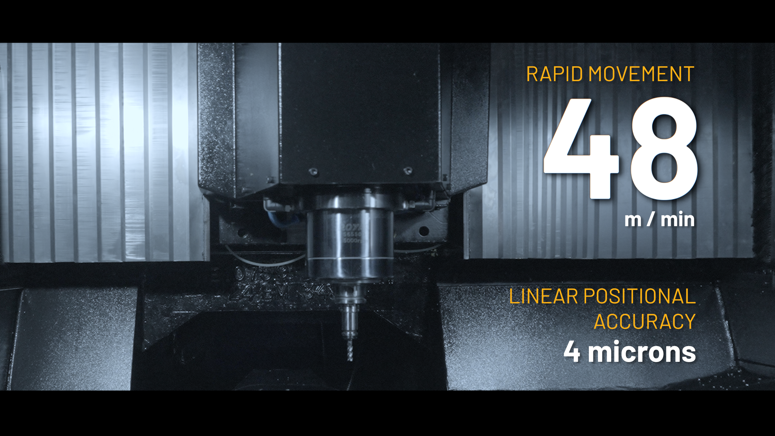 Aura 48 m/min rapid traverse